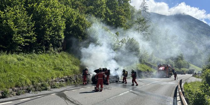 Autobrand in Sool.