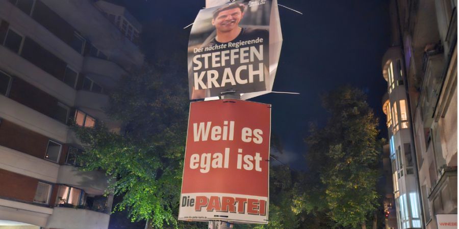 Wahlplakat Berlin