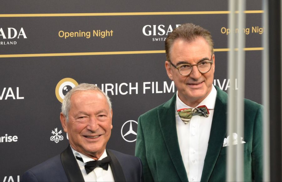 Wirtschaft trifft auf Filmkultur: Investor und Milliardär Samih Sawiris im Austausch mit Christian Jungen.