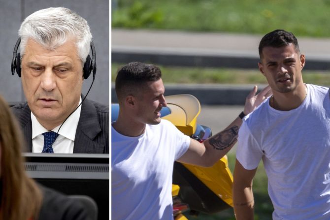 Xhaka Thaci Kosovo