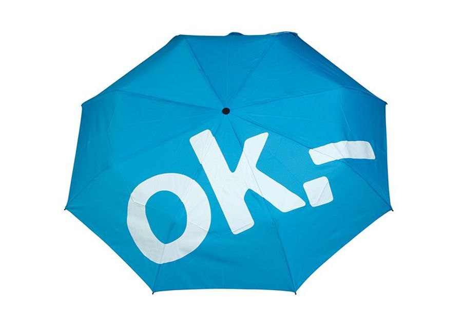 Der «Ok.-»-Regenschirm wird laut Kioskkonzern Valora ab dem kommenden Jahr zusätzlich über einen UV-Schutz verfügen.