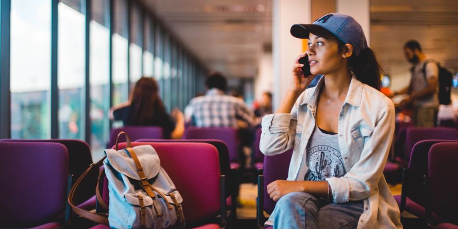 Flughafen Lounge reisende