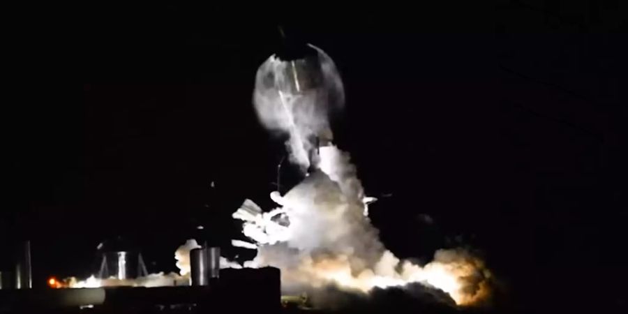 SpaceX starship Explosion