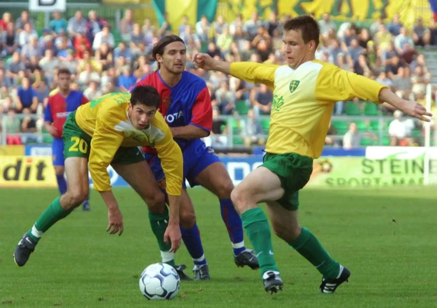 MSK Zilina traf in der CL-Quali 2002/03 auf den FC Basel.