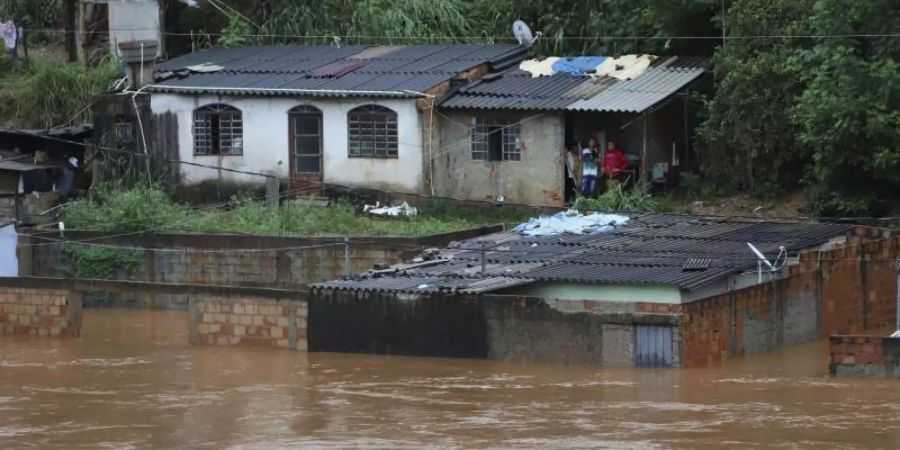 Schwere Regenfälle haben im brasilianischen Bundesstaat Minas Gerais zu Überschwemmungen und Erdrutschen geführt. Foto: Flavio Tavares/Futura Press/dpa