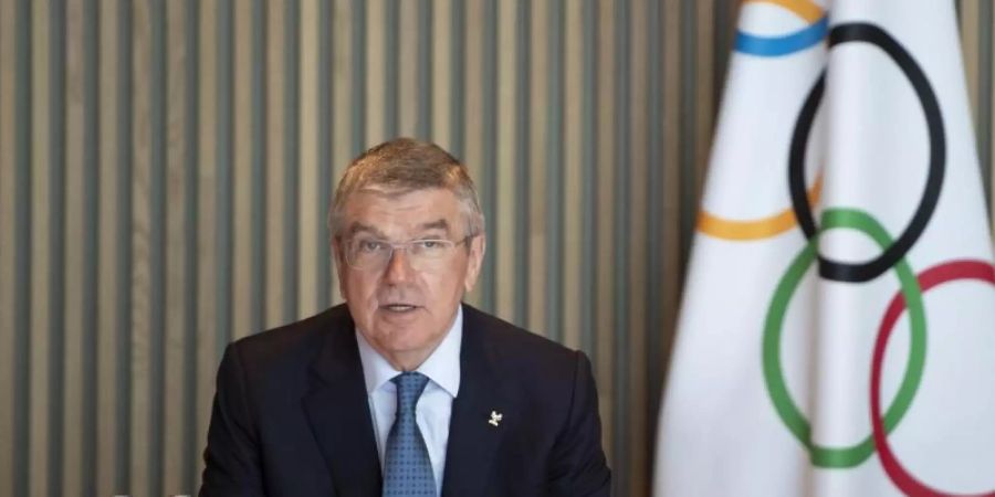 Thomas Bach ist der Präsident des IOC. Foto: Laurent Gillieron/KEYSTONE/dpa