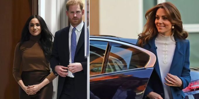 Meghan Markle und Prinz Harry sind weg. Davon profitiert Herzogin Kate am meisten. meghan markle