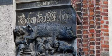 antijüdisches Relief wittenberg judensau