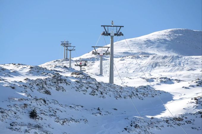 An diesem Hang des Fronalpstocks kam es zum Sesselbahn-Unfall mit vier Verletzten. Stoos Unfall