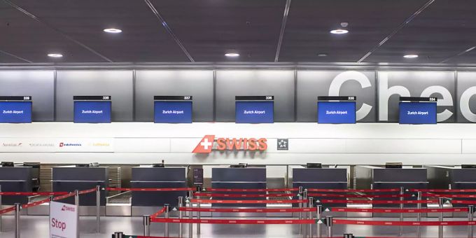 Die Coronavirus-Pandemie hat beim Flughafen Zürich zu einem Einbruch bei den Passagierzahlen im März geführt. Insgesamt sackte die Zahl der Reisenden um fast zwei Drittel ab. coronavirus