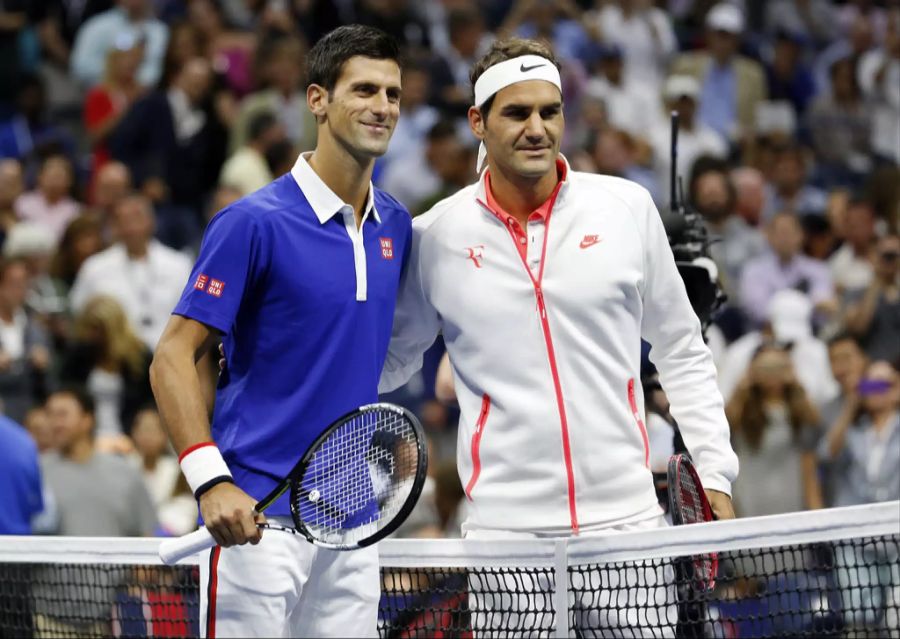 Auch im Final der US Open 2015 standen sich der Serbe und der Schweizer gegenüber.