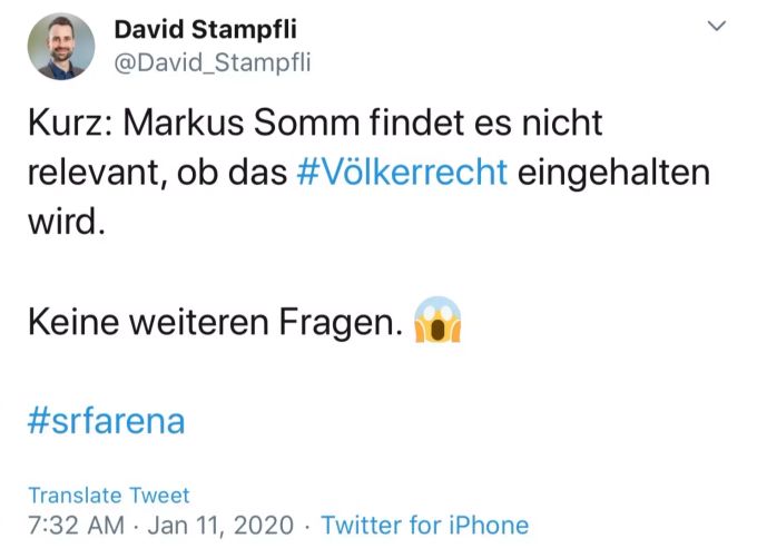 Somms Aussagen kamen nicht gut an.