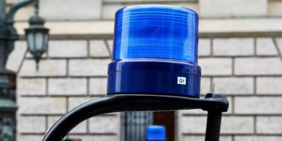 Blaulicht auf Polizeiwagen