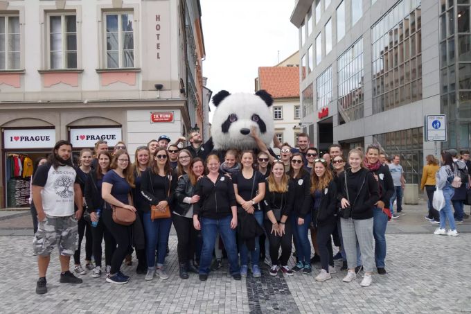 Tagsüber begaben sich die Guggenmitgieder auf Stadtrundgang durch Prag. Guggenmusik Tinitus Villmergen