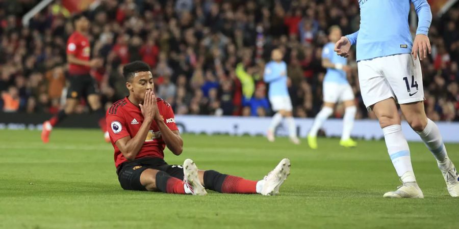 ...der oftmals glücklose offensive Mittelfelder Jesse Lingard...