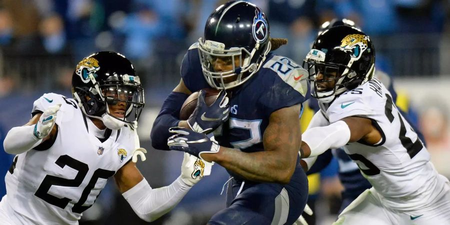 Titans-Running Back Derrick Henry bei seinem Wahnsinns-Run gegen Jacksonville.