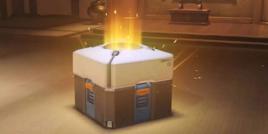 Eine Lootbox, welche man sich in Overwatch entweder verdienen oder kaufen kann.