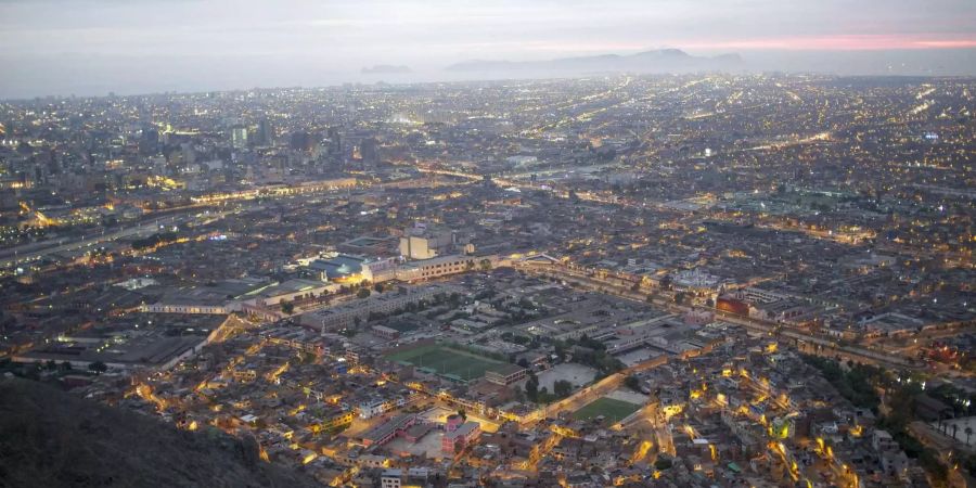 Ausblick auf die peruanische Hauptstadt Lima.