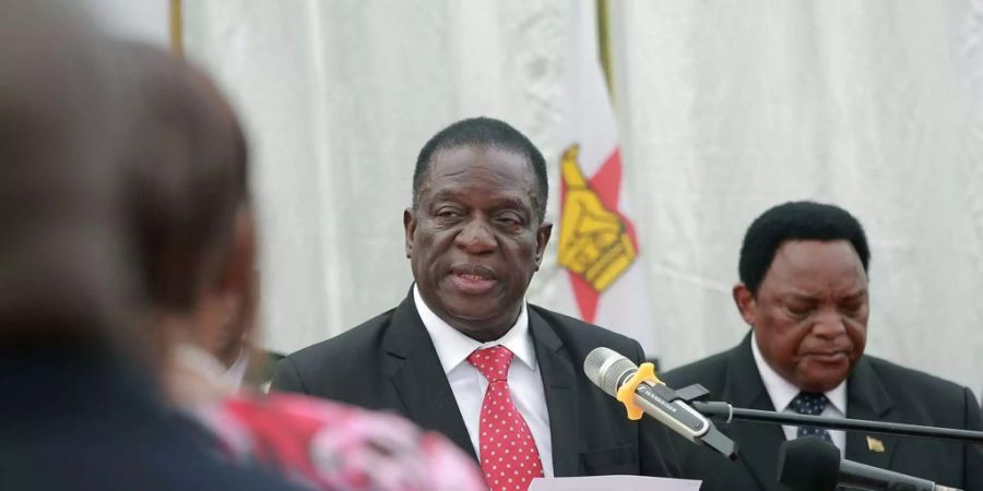 Simbabwes Staatschef Emmerson Mnangagwa verspricht baldige Wahlen.