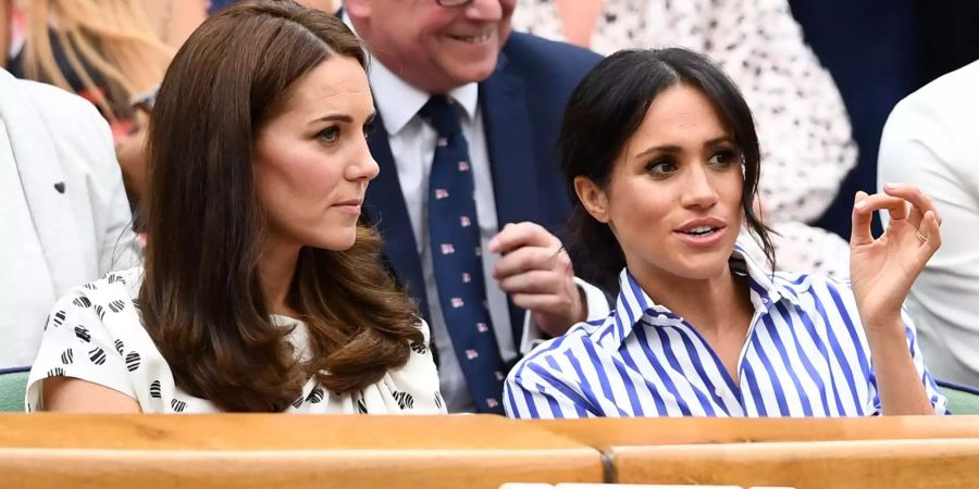 Kate Middleton und Meghan Markle im Juli 2018.