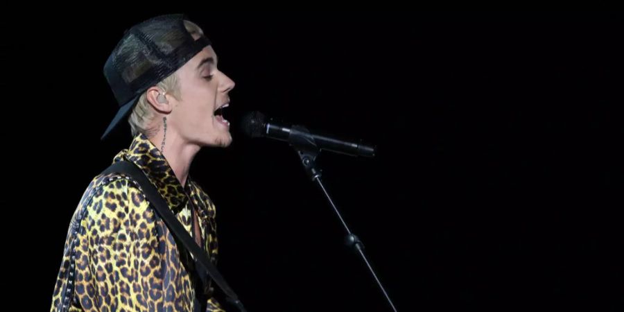 Justin Bieder bei den Grammy Awards 2016.