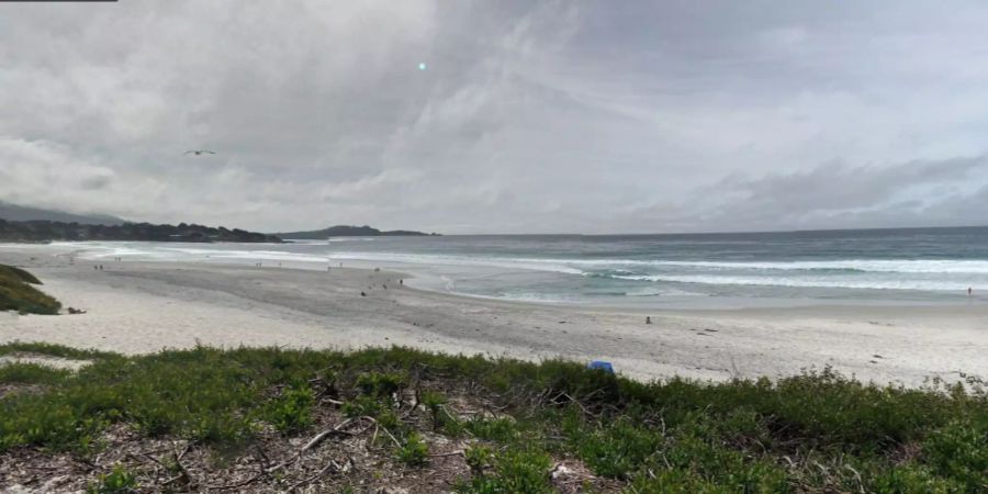 De Küste von Carmel-by-the-Sea (US).