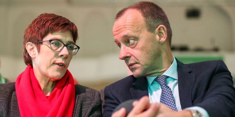 Annegret Kramp-Karrenbauer und Friedrich Merz