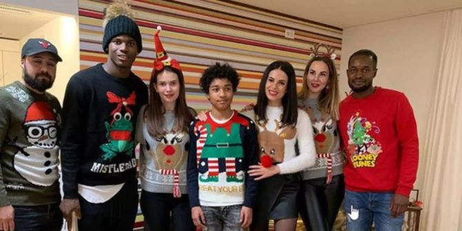 Nati-Spieler Breel Embolo mit der Familie.