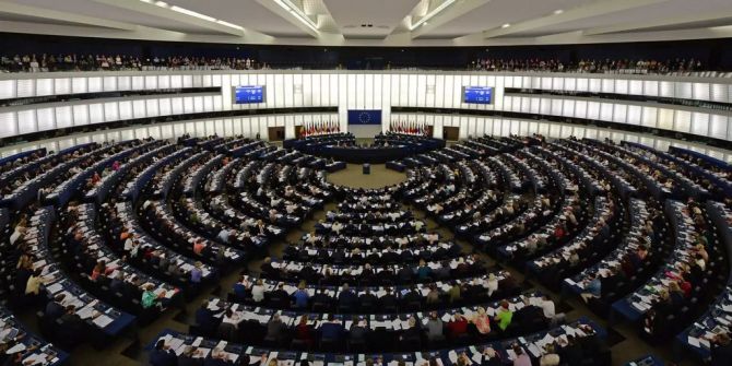 Das EU-Parlament in Strassburg.