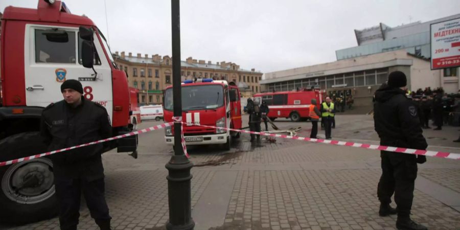 Der IS reklamiert den Anschlag in St. Petersburg für sich.