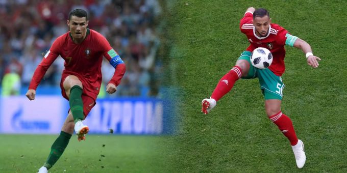 Ahoi: Cristiano Ronaldo gegen Medhi Benatia, das Duell der Kapitäne. Ahoi: Cristiano Ronaldo gegen Medhi Benatia, das Duell der Kapitäne.