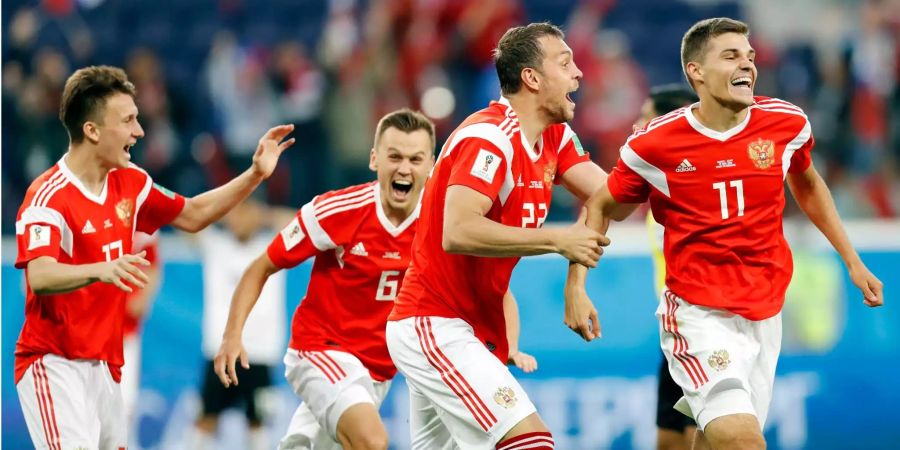 Die russischen Spieler wollen die Euphorie aus den ersten beiden Spielen mitnehmen.