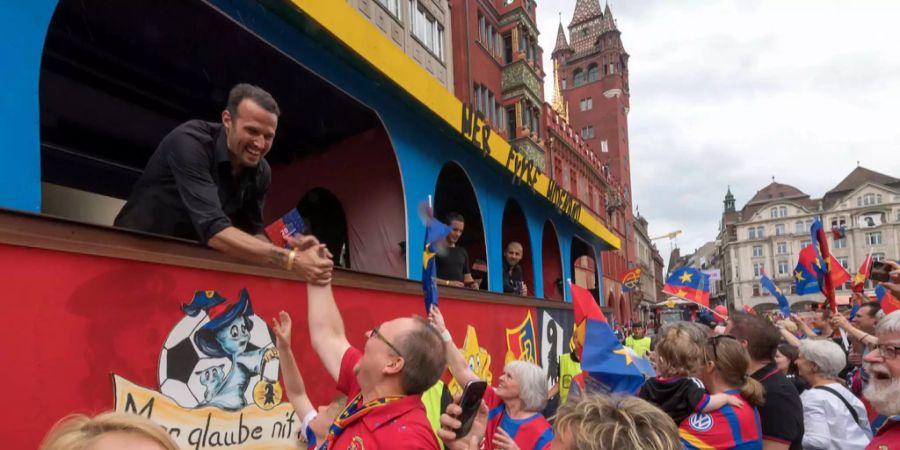 Können Marco Streller und der FC Basel in dieser Saison wieder Gratulationen entgegennehmen?