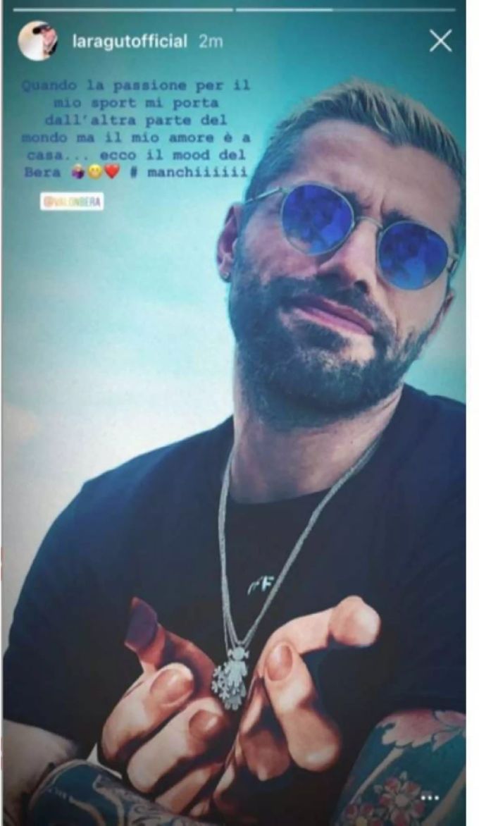 Der Post auf Lara Guts Instagram-Account. Der Post auf Lara Guts Instagram-Account.