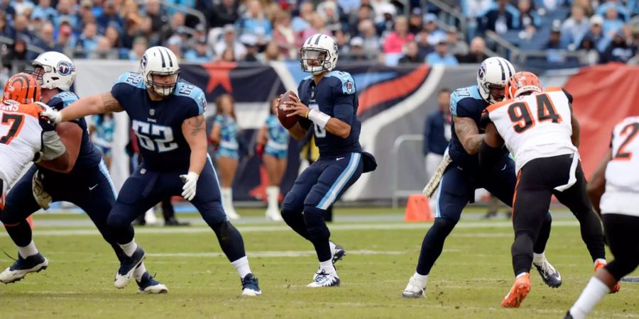 Unsere Schuld: Wir haben die Titans bisher fast komplett ignoriert. Tennessee mit QB Mariota straft uns aber Lügen, steht nach dem 24:20-Sieg gegen die Bengals bei 6-3 und teilt sich die Führung in der AFC South mit den Jax: Playoff-Chancen absolut intakt.