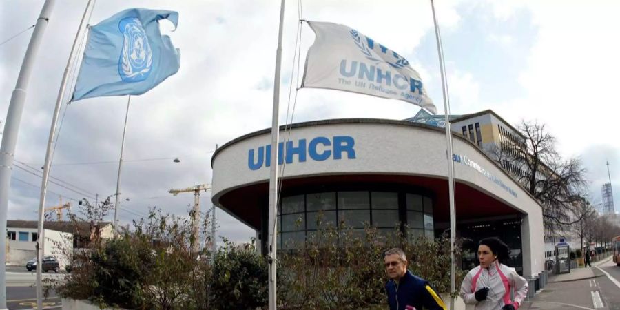 Das UNHCR-Gebäude in Genf GE.