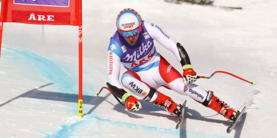 Bester Schweizer im durchschnittlichen Team-Ergebnis: Mauro Caviezel schliesst die Super-G-Saison positiv ab.