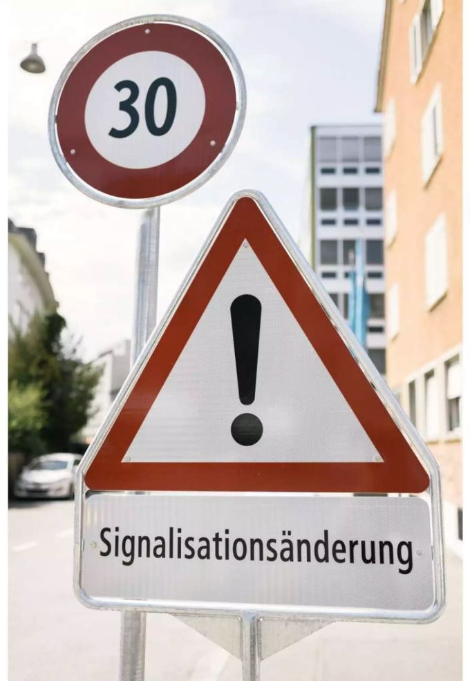 30er Zone - Symbolbild 30er Zone - Symbolbild