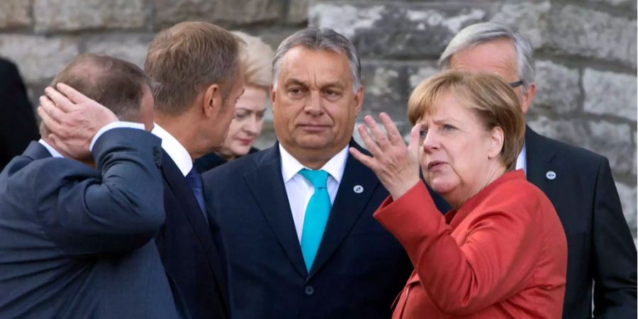 Auch Angela Merkel hat Viktor Orban zu seinem Sieg gratuliert.