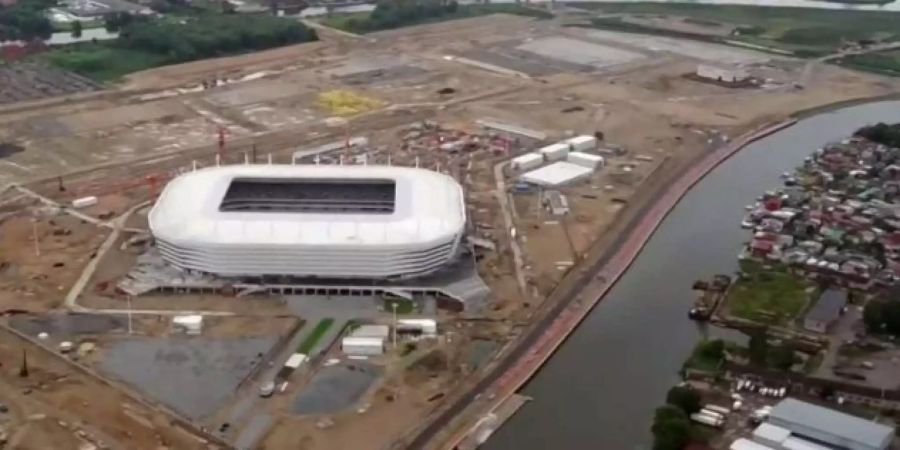 Beim Bau des WM-Stadions in Kaliningrad sei es zu Veruntreuung gekommen.