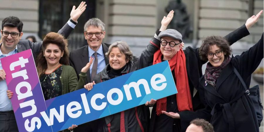 Am Mittwoch wurde die schweizweite Aktion «trans welcome» lanciert.