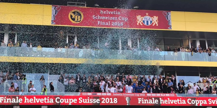 Der FCZ jubelt nach dem 10. Cupsieg in seiner Geschichte.