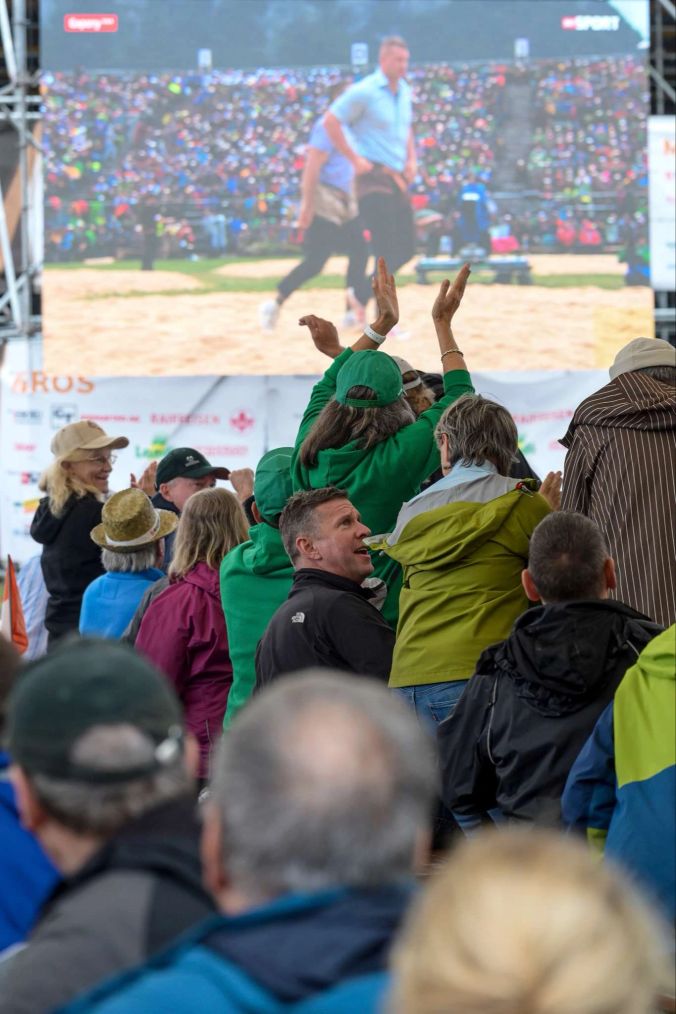 Tolle Stimmung und Jubel beim Public Viewing.