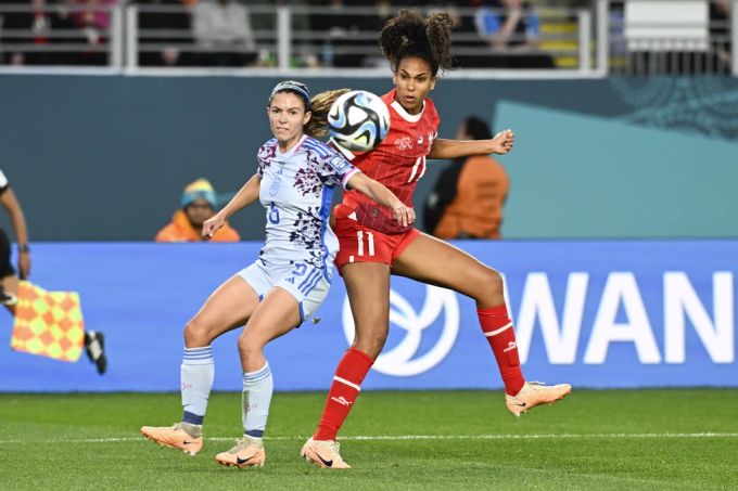 Coumba Sow war für die Schweizer Frauen-Nati im Einsatz bei der WM vor kurzem in Australien und Neuseeland. (AP Photo/Andrew Cornaga) fc basel frauen