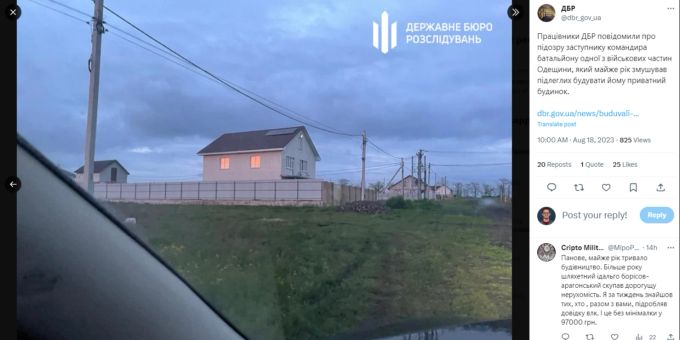 Dieses Haus liess ein ukrainischer Kommandant seine Soldaten bauen. Ukraine Krieg
