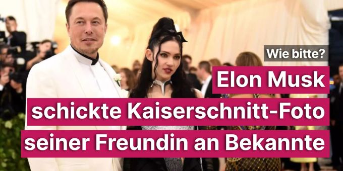 Wie bitte? - Elon Musk verschickte Kaiserschnitt-Foto seiner Freundin Wie bitte? - Elon Musk verschickte Kaiserschnitt-Foto seiner Freundin