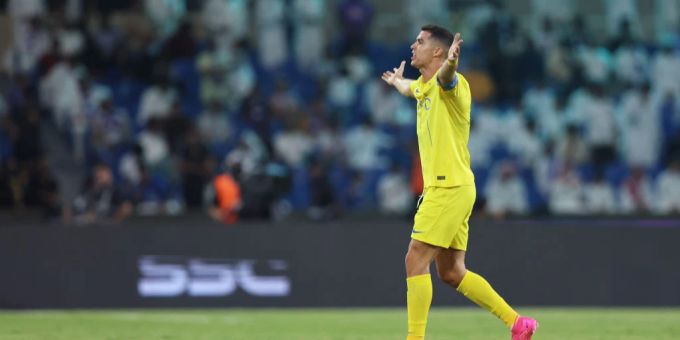 Cristiano Ronaldo holte am Wochenende seinen ersten Saudi-Titel, überraschte aber mit einer Ekel-Attacke. Cristiano Ronaldo