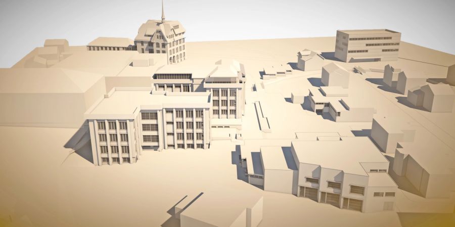 Visualisierung der Schulanlage in Ingenbohl