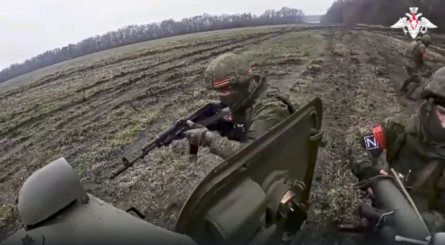 Das neueste geleakte Gespräch zeigt die Verrohung der russischen Soldaten im Ukraine-Krieg. (Archivbild)