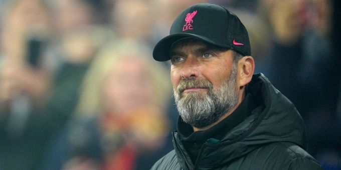 Trainer Jürgen Klopp hat beim FC Liverpool noch einen Vertrag bis Mitte 2026. Jürgen Klopp